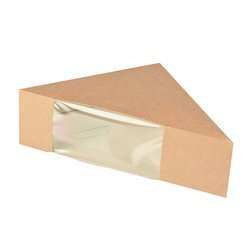 Sandwich paper package 12.3 x 12.3 x 5.2 cm 50 pcs.