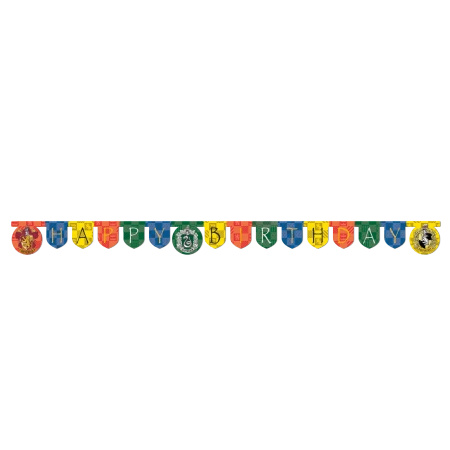 Paper Birthday Banner Harry Potter 2 m 1 pc