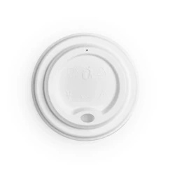 Lid made of sugar cane for cup diameter 80 mm 50 pcs.