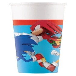 Kubek papierowy "Sonic SEGA" 200 ml 8 szt.