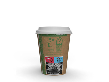 Vegware kraft paper cup 250 ml ¶r. 80 mm 50 pcs.