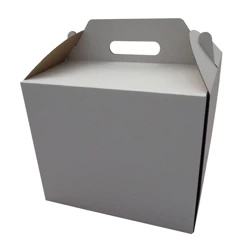 Confectionery box with handle 34 x 34 x 25 cm 10 pcs.