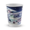 Christmas paper cup 350 ml, 90 mm dia 25 pcs.
