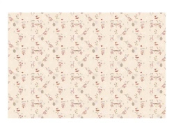 Paper Tablecloth "Mice", 120 × 180 cm, 1 pc