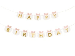 Paper Banner "Happy Birthday – Kittens", 2.8 m, 1 pc