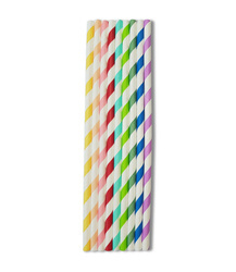 Paper straws mix 6/197 mm 100 pcs.