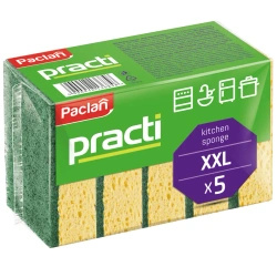 Gąbki do zmywania naczyń XXL Practi, Paclan, 5 szt.