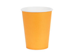 Kubki papierowe "Pomarańczowe - Halloween", 250 ml, 6 szt.