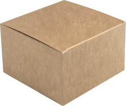 Burger box kraft 14 x 14 x 9.5 cm 100 pcs.