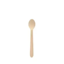 Wooden teaspoons 11.0 cm PURE 100 pcs.