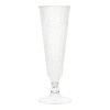 PLA champagne glasses 100 ml 5,5 x 16 cm 6 pcs.