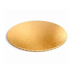 Podkłady pod tort grube złote 26 cm 1 szt.
