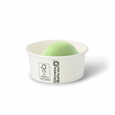 Kubeczek papierowy na lody biały 180 ml, śr. 92 mm, 50 szt.