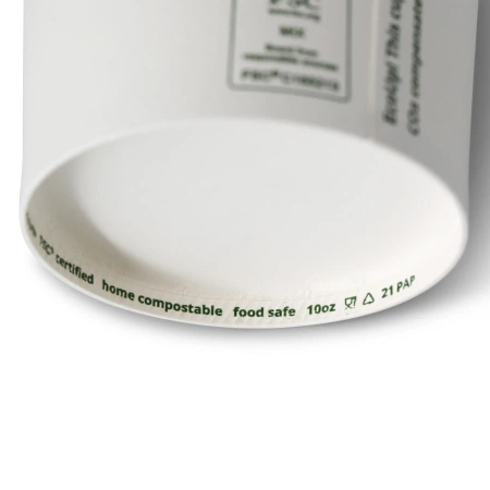 Paper cup for ice cream white 300 ml, 92 mm dia, 50 pcs.