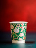 Christmas paper cup 250 ml, ¶. 80 mm 25 pcs.