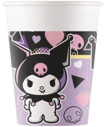 Kubek papierowy "Kuromi" 200 ml 8 szt.
