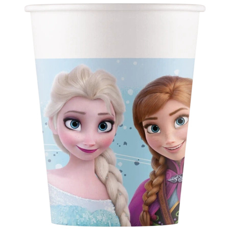 Kubek papierowy "Kraina Lodu / Frozen" 200 ml 8 szt.