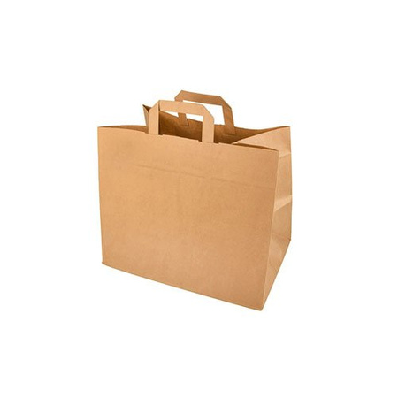 Torba papierowa z uchwytem 26 x 14 x 30 cm 300 szt.