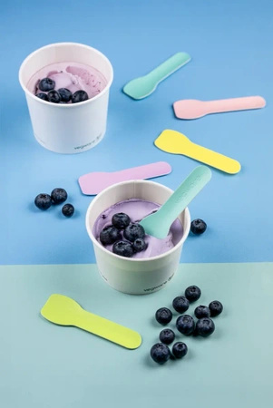 Łyżeczki papierowe do lodów Tutti Frutti, pakowane pojedynczo, 9 cm 500 szt.