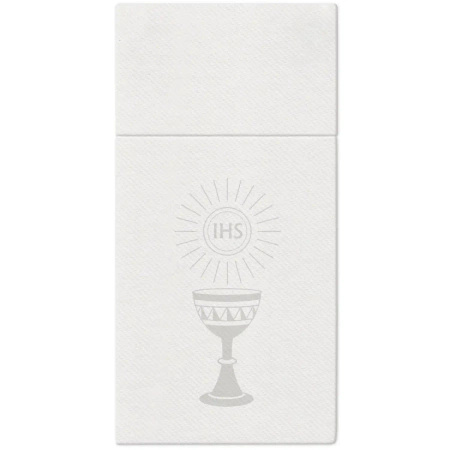 Premium Airlaid cutlery bags-serviettes, Communion3, 40 x 40 cm 25 pcs.