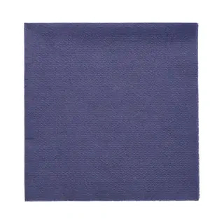 Serwetki 1-warstwowe niebieskie / granatowe 1/4 33 x 33 cm 100 szt.