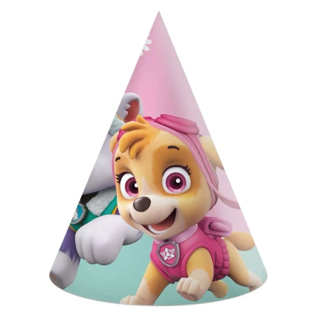 Paper party hats “Paw Patrol Skye & Everest”, 6 pcs