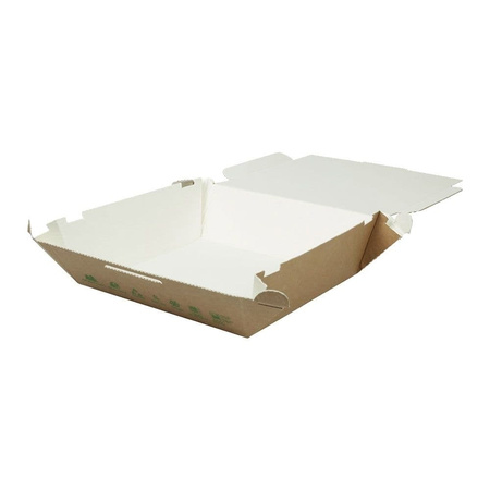 Thermal expandable lunch box 1700 ml 22 x 21 x 7 cm 25 pcs.