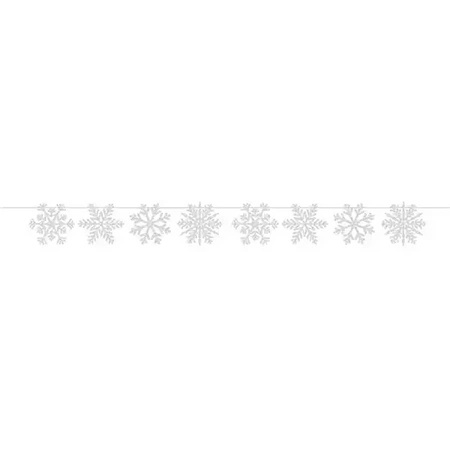 Christmas paper garland "Snowflakes", 2 m, 1 pc.