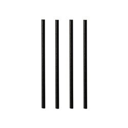 Paper cocktail straws black 7/100mm 500 pcs.