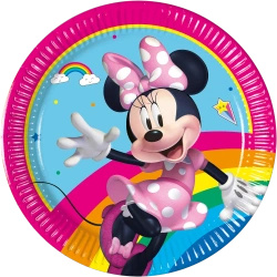 Paper plates "Minnie Mouse", 20 cm, 8 pcs