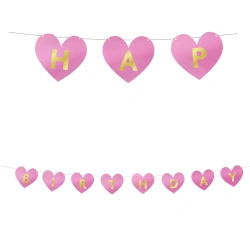 Paper birthday banner “My Little Princess” 2 m, 1 pc