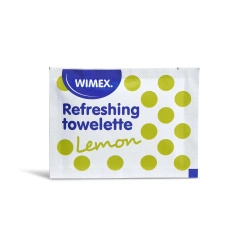 Wet wipes, lemon scent, 18 x 12 cm, 250 pcs