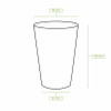 Paper cup white dispersion 550 ml, ¶. 90 mm, 50 pcs.