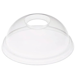 rPET dome lid with hole Ø 95 mm 100 pcs.