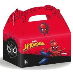 Paper Cake Boxes Spider-Man 15.5 × 9 × 8.5 cm, 4 pcs.