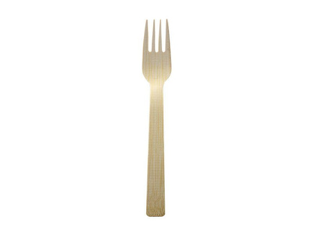 PREMIUM wooden forks 17 cm 100 pcs.