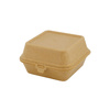 Burger boxes reusable brown 16 x 15 x 8.5 cm 60 pcs.