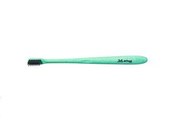 Natural OVAL soft green toothbrush 1 piece.