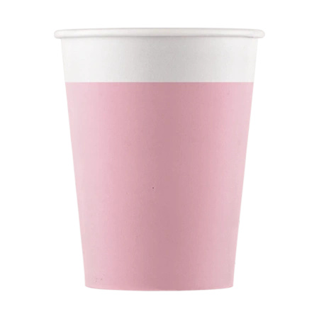 Kubek papierowy "Pink" 200 ml 8 szt.