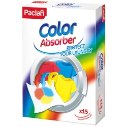 Paclan color-catching laundry sheets 15 pcs