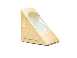 Sandwich paper package 12.5 x 12.5 x 8.5 cm 50 pcs.