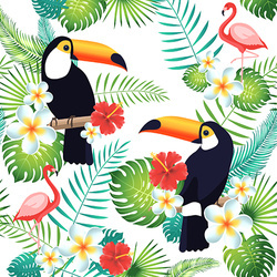 Toucan 1/4 3-layer napkins 40 x 40 cm 20 pcs.