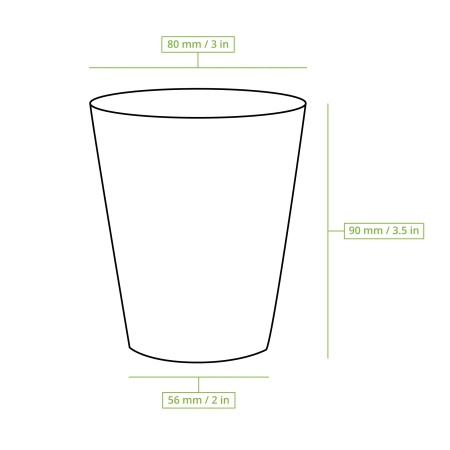Paper cup dispersion "Coffeelove" 250 ml, ¶. 80 mm 50 pcs.