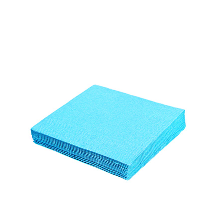 2-ply Light blue napkins 1/4 fold 33 × 33 cm, 250 pcs.