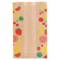 Paper bag for fruit 0.5 kg, 14+9 x 22 cm 500 pcs.