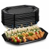 Black catering tray rPET, 54 x 36 cm, 10 pcs
