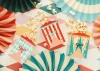 Paper Snack Boxes "Circus", 8 × 11.5 × 8 cm, 6 pcs