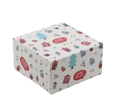 Christmas cardboard boxes 13 x 13 x 7 cm 20 pcs.