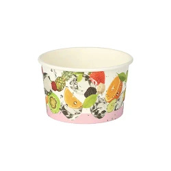 Paper cup for ice cream 150 ml, 9.2 x 5 cm, 50 pcs.