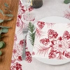 Premium napkins "a'la linen", "Poinsettia", 40 x 40 cm 50 pcs.